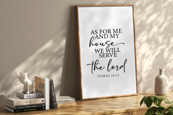 As for Me and My House SVG, Christian Crafts