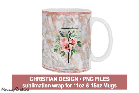 Christian Mug Wrap Cross Faith Mug Crafts