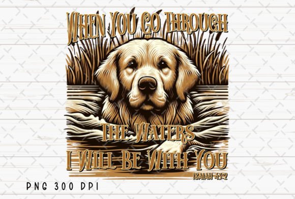Golden Retriever Dog Christian Saying