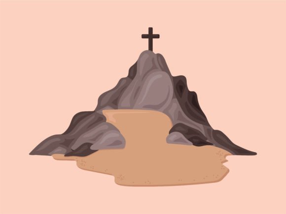 Good Friday Jesus Christ Christian Cross Illustrations