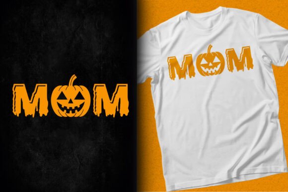 Halloween Mom Pumpkin Funny SVG T-shirt