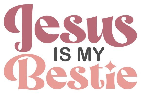 Jesus is My Bestie Svg PNG for Crafts