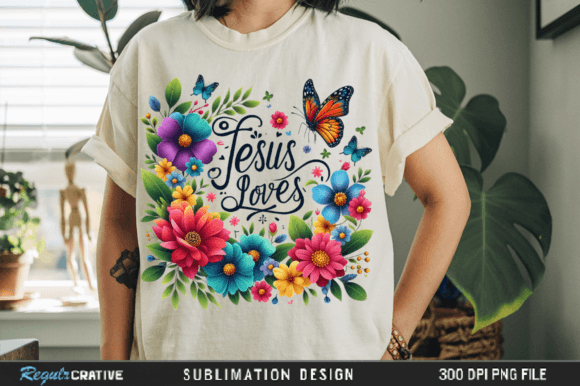 Jesus Loves PNG Design, Crafts