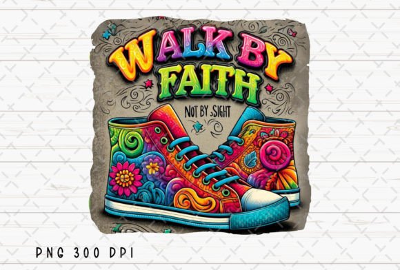 Walk by Faith Shoes Christian Jesus God